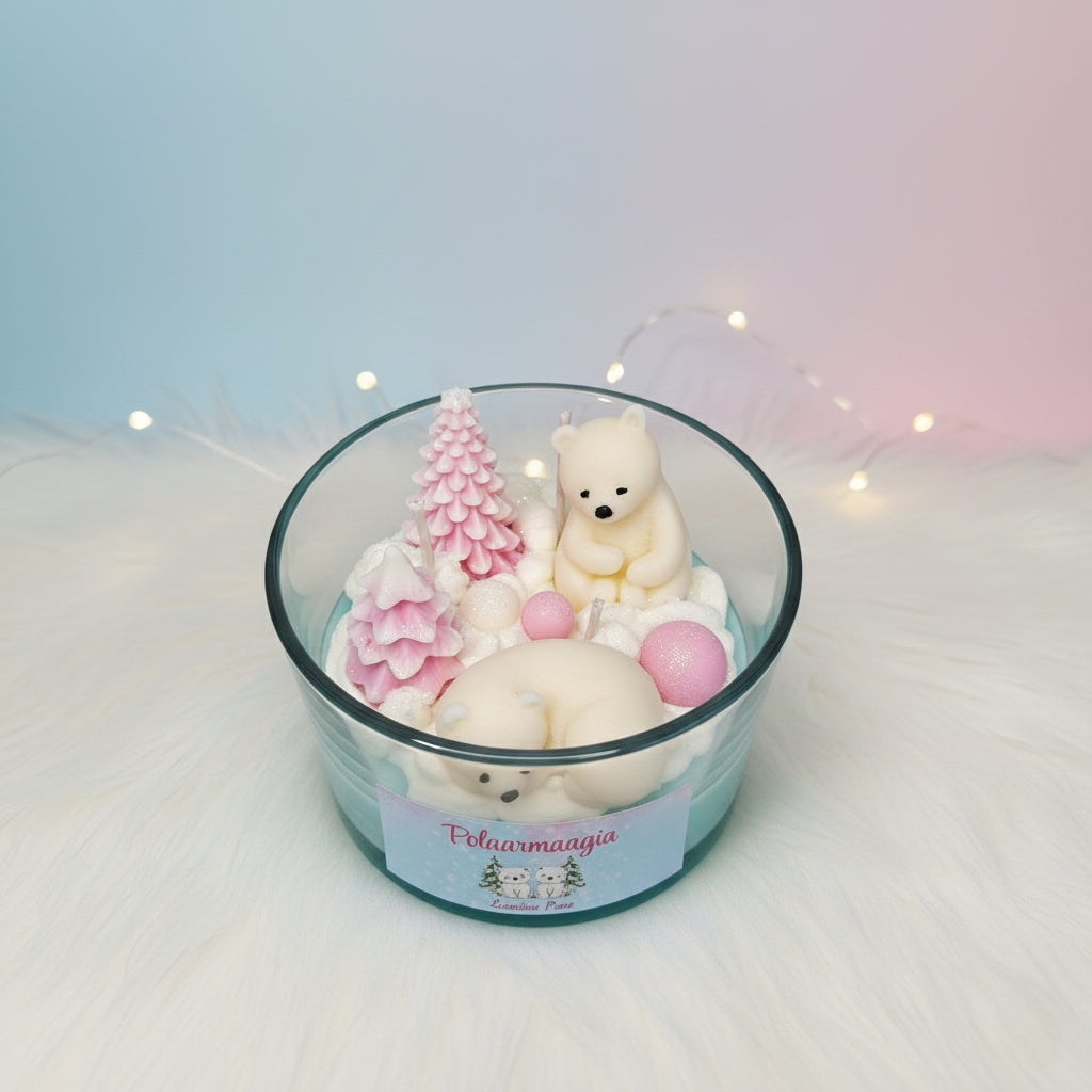 Suur lõhnaküünal "Polaarmaagia"