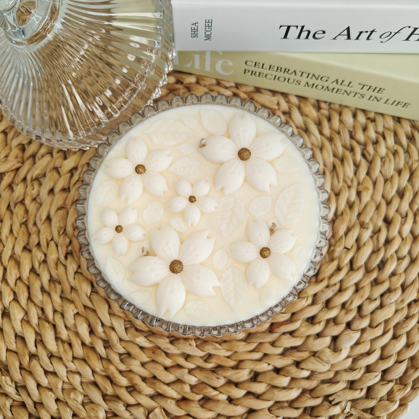 Suur lõhnaküünal "Lilled"