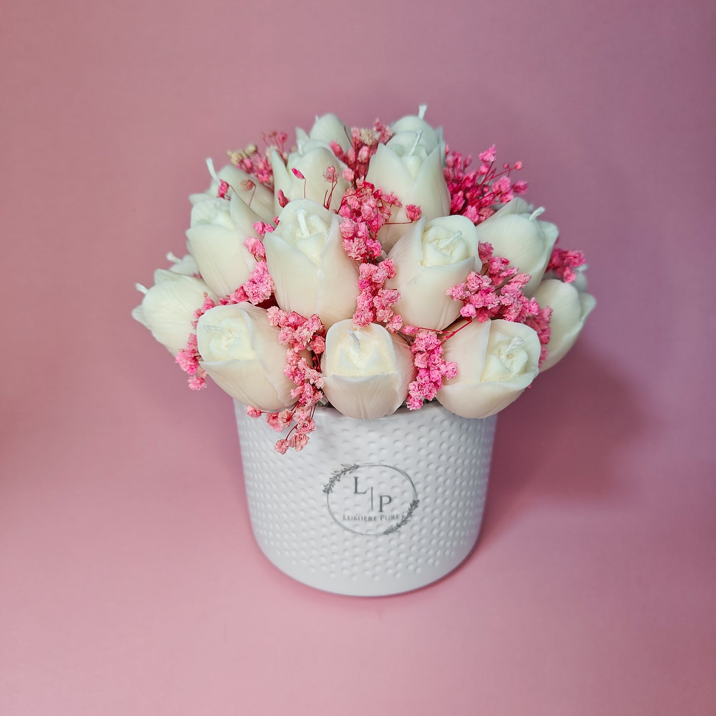 Küünlakimp "Blushing Tulips"