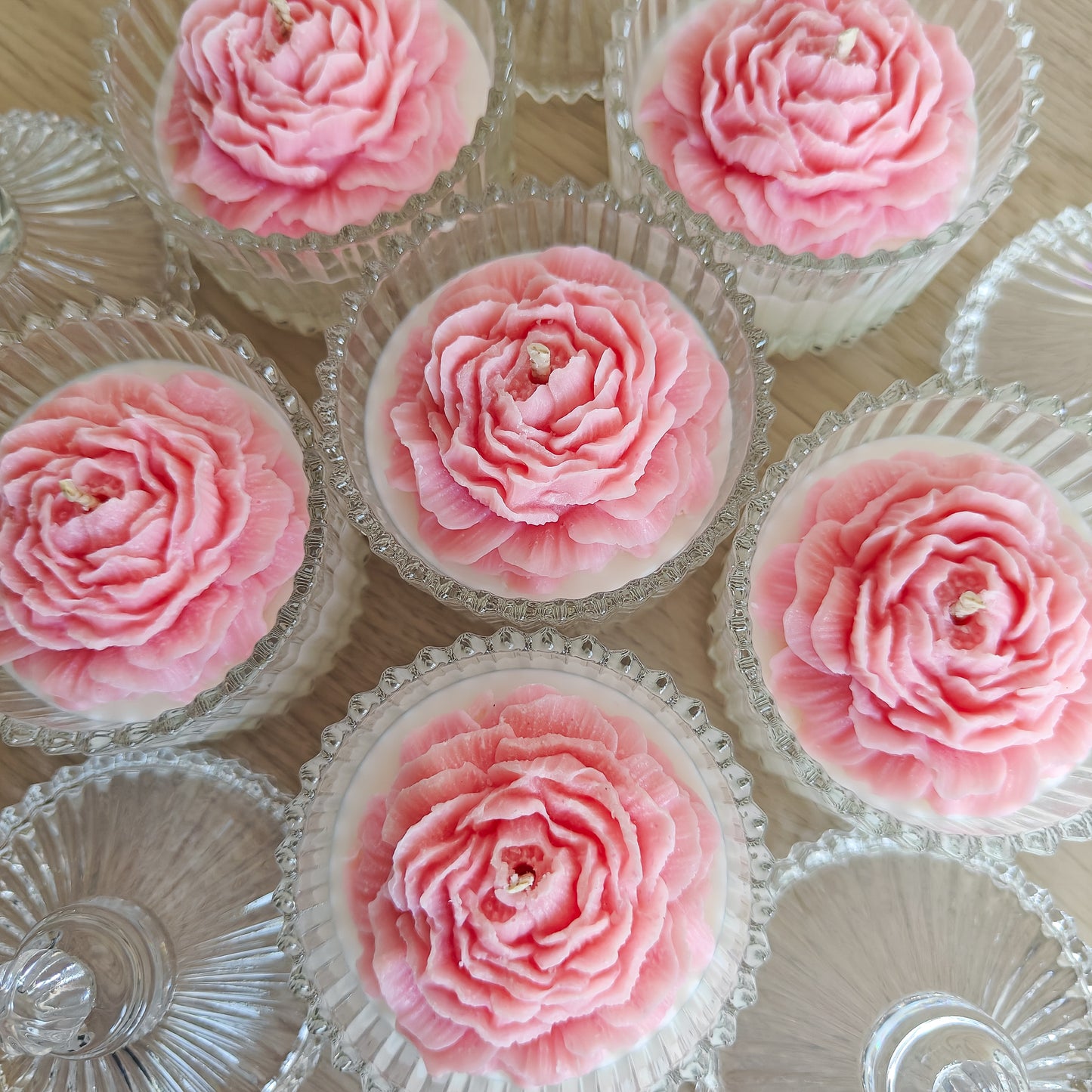 Kaanega väike lõhnaküünal "Pojeng"