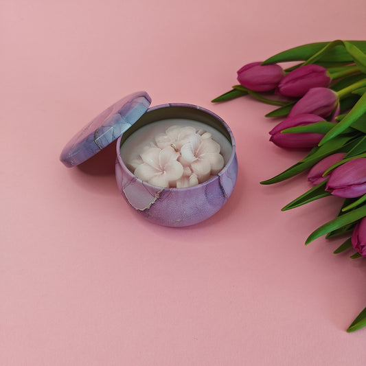 Väike lõhnaküünal "Lummav ploom & rabarber"