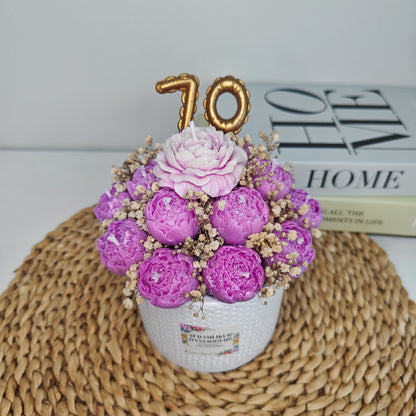 Küünlakimp "Purple Peony"