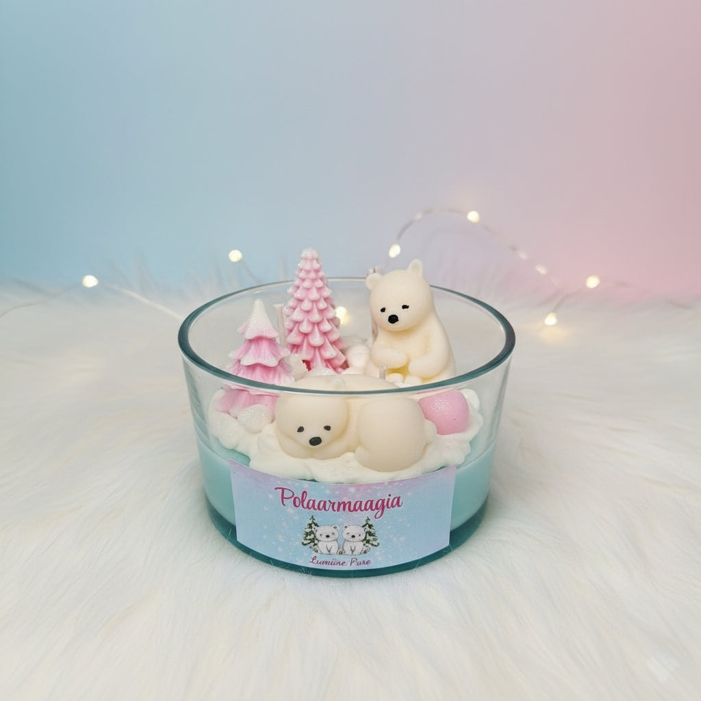 Suur lõhnaküünal "Polaarmaagia"