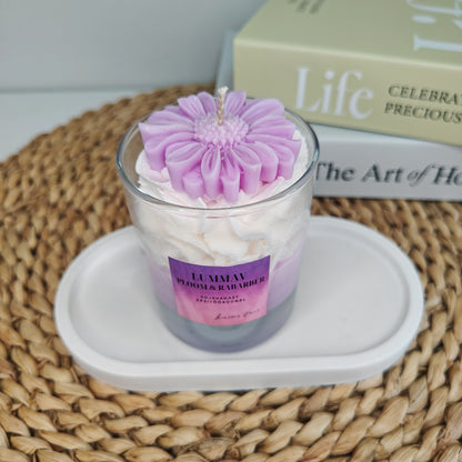 Lõhnaküünal "Lummav ploom & rabarber"